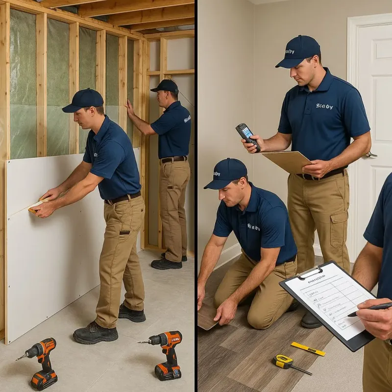 Repairs and Reconstruction process in Boothwyn, PA